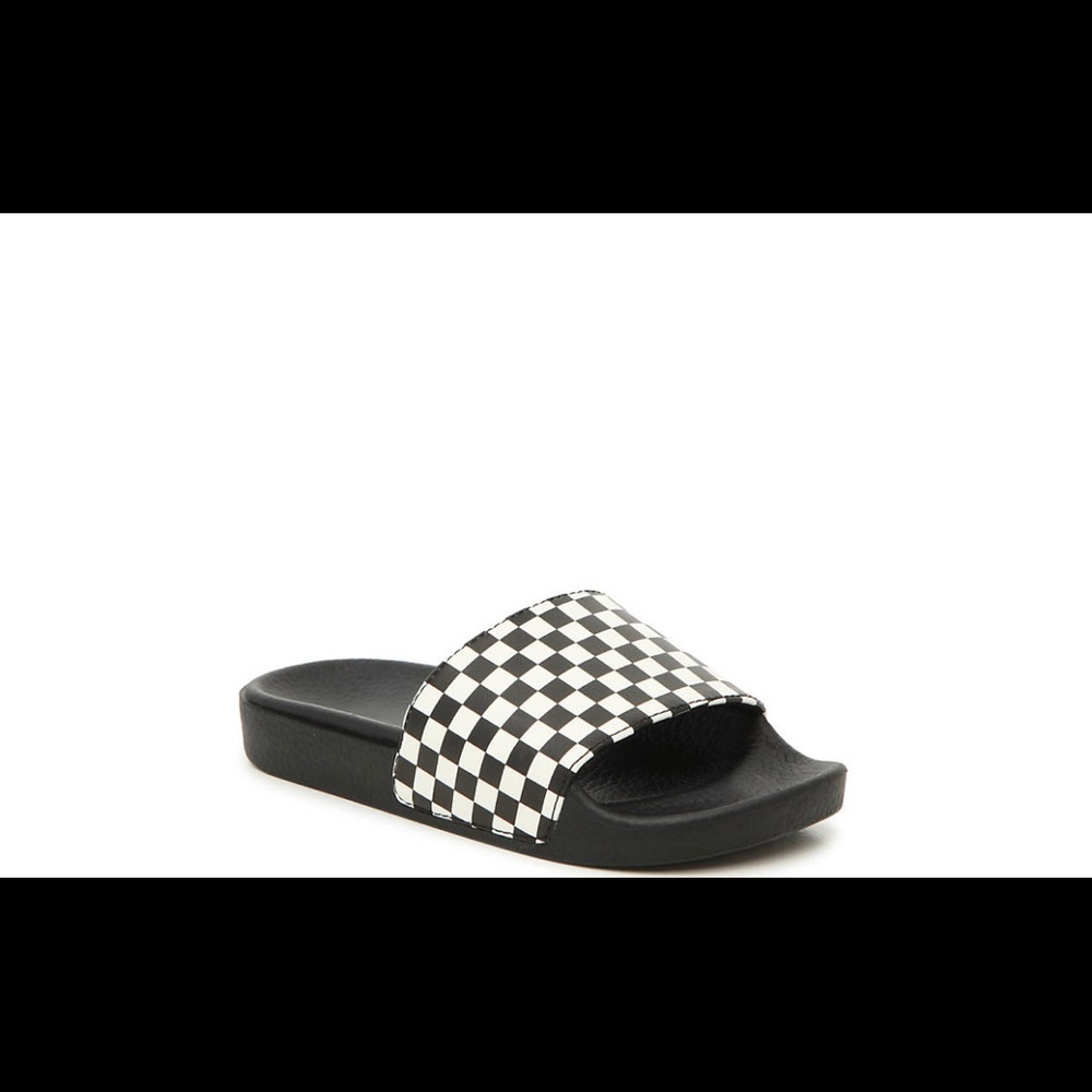 Vans slide one Jr check slide sandal